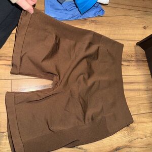 Brown Athletic Shorts for Women